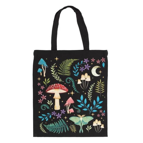 Something Different Dark Forest Printed Cotton Tote Bag