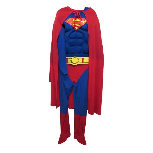 Superman Mens Deluxe Muscles Costume (L)