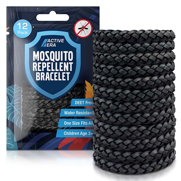 Active Era Adventure Mosquito Repellent Bands - 12 Pack