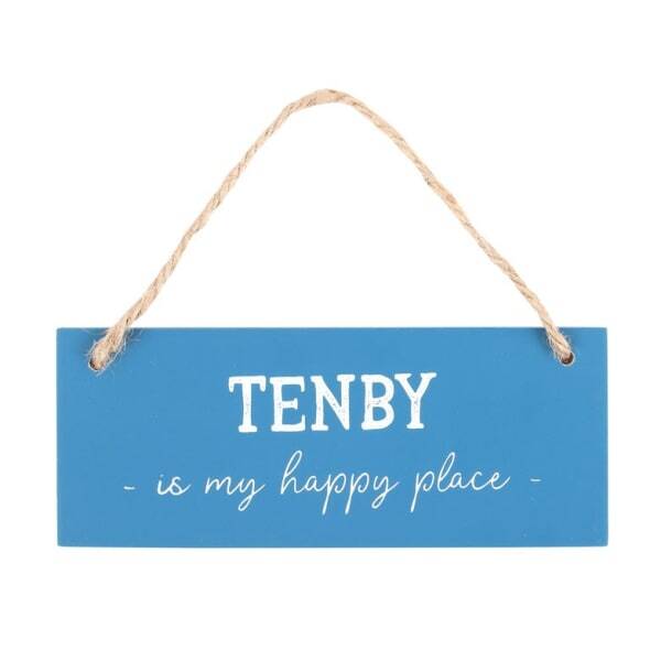 Something Different Tenby Is My Happy Place Hanging Sign