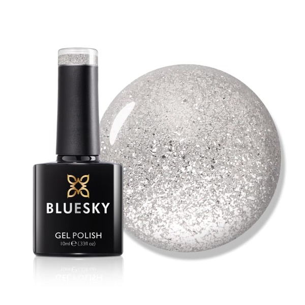 Bluesky Gel Polish - Platinum- Diamonds & Pearls