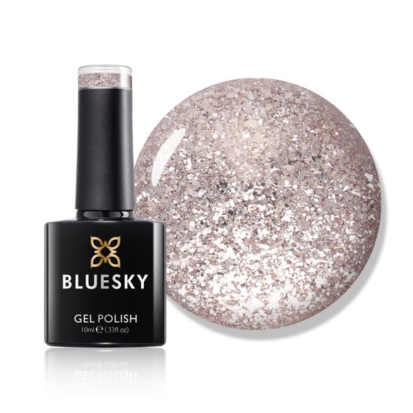 Bluesky Gel Polish - Platinum- Crystal Clear