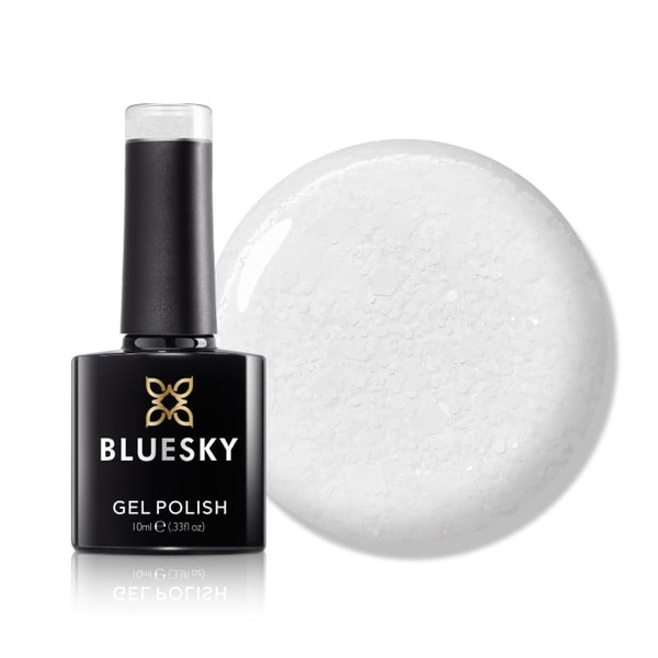 Bluesky Gel Polish - Glitter Neon - White