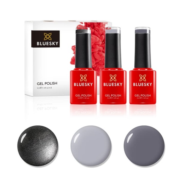 Bluesky Mini Trio Set Shades Of Grey - 5ml