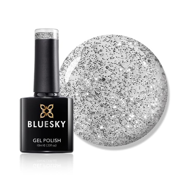 Bluesky Gel Polish - Silver Glitter Explosion