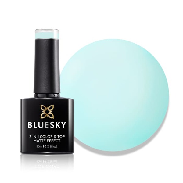 Bluesky 2 In 1 Matte & Top Gel - Frosted Mint