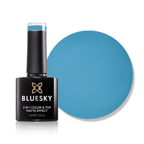 Bluesky 2 In 1 Matte & Top Gel - Mandarin Blue