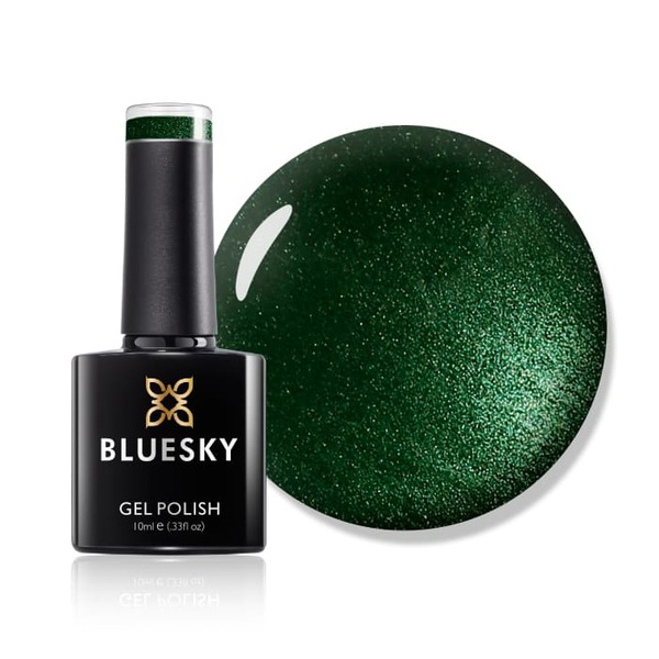 Bluesky Gel Polish - Dark Green Sparkle