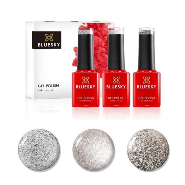 Bluesky Mini Trio Set Sexy Silvers - 5ml