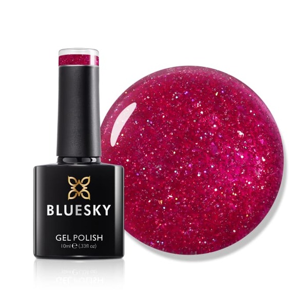 Bluesky Gel Polish - Glimmer Burgundy