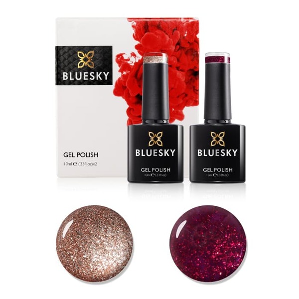 Bluesky Christmas Gel Duo Set - Tinsel Toast & Ruby Ritz