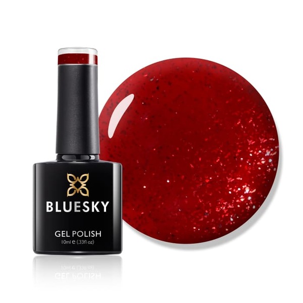 Bluesky Gel Polish - Red Glimmer