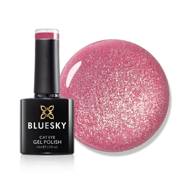 Bluesky Sparkle Diamond Cat Eye Gel - Ruby Radiance