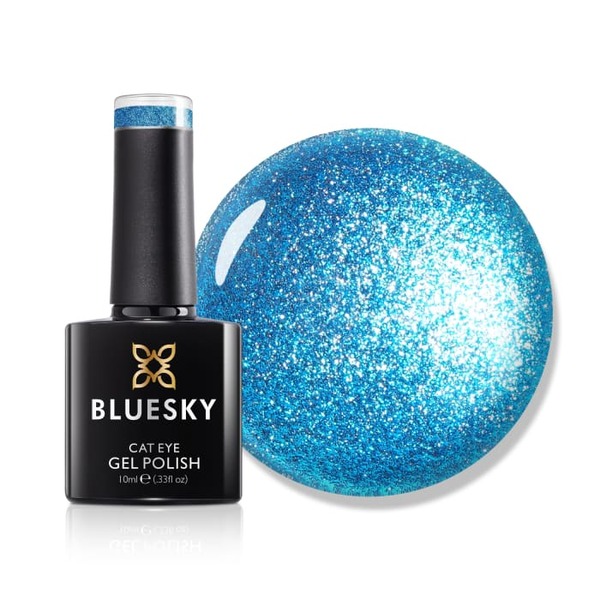 Bluesky Sparkle Diamond Cat Eye Gel - Aquamarine Dream