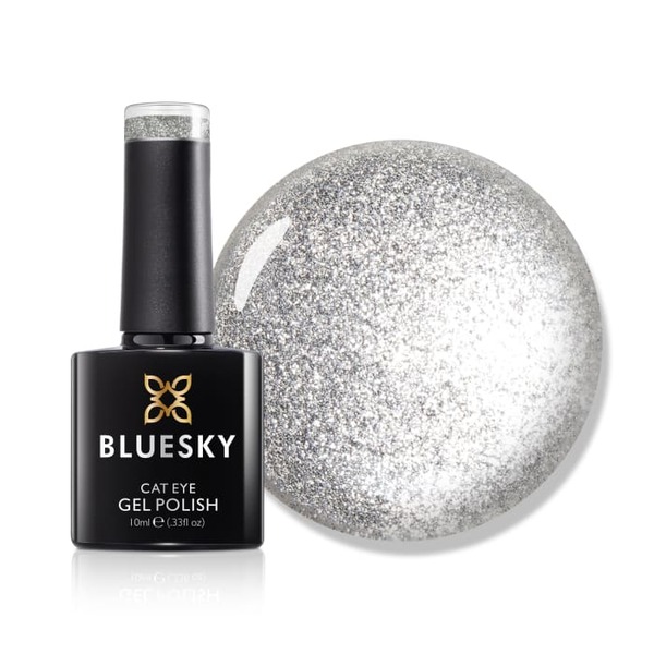 Bluesky Sparkle Diamond Cat Eye Gel -Silver Stardust