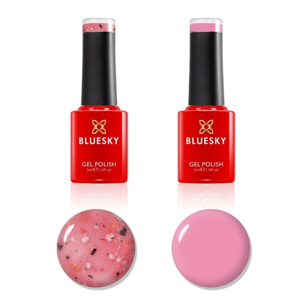 Bluesky Gel Polish Mini Duo - Flower Gel - Pink