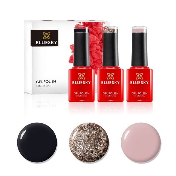 Bluesky Mini Trio Set Glitter Leopard - 5ml