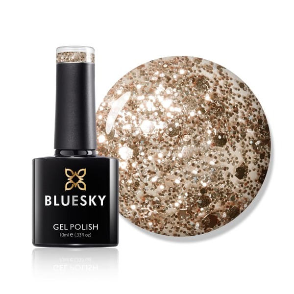 Bluesky Gel Polish - Gold Button