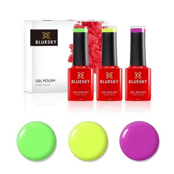 Bluesky Mini Trio Set Neon Rainbow - 5ml