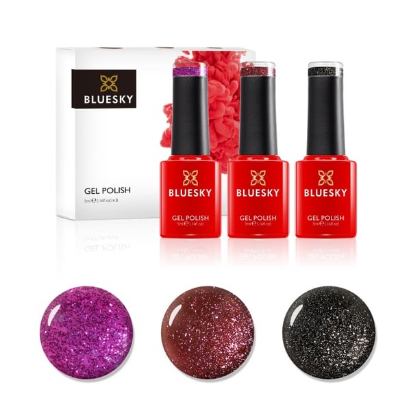 Bluesky Mini Trio Set Crystal Purple - 5ml