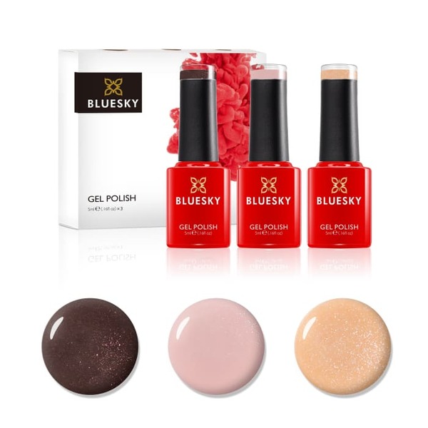 Bluesky Mini Trio Set Nude Powder - 5ml