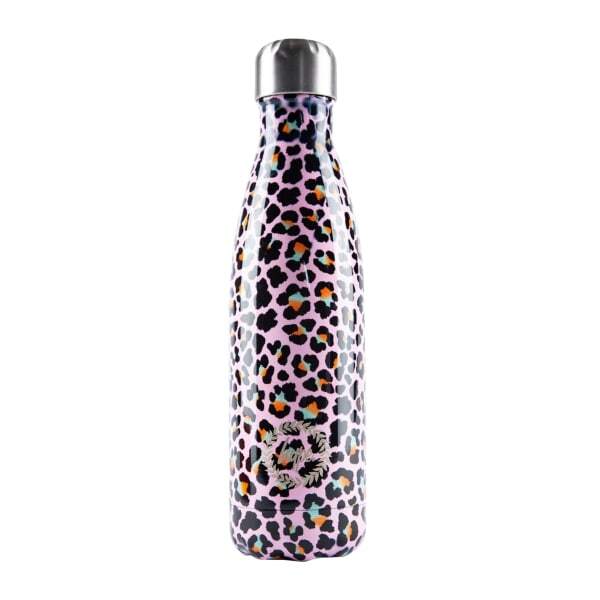 Hype Disco Leopard Metal Water Bottle