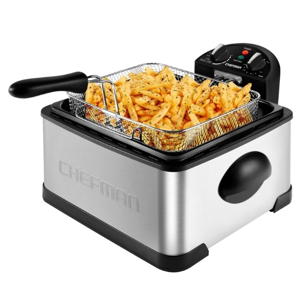 Chefman 4.3 Litre Deep Fat Fryer with Basket Strainer