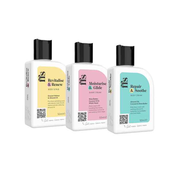 FFS Beauty Shaving Creams Bundle - Travel Size 30ml