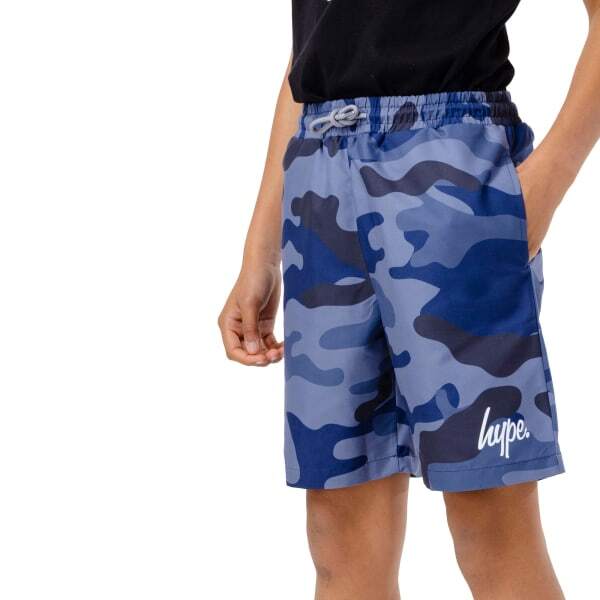 Hype Boys Camouflage Swim Shorts (7-8 Years)