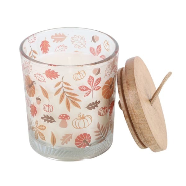 Something Different Warm Vanilla Autumn Leaves Candle Jar