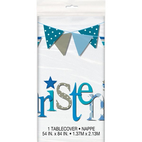 Unique Party Bunting Christening Tablecover