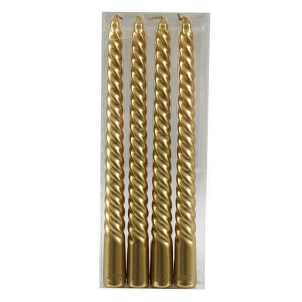 Something Different Twist Taper Candle (Pack of 4)