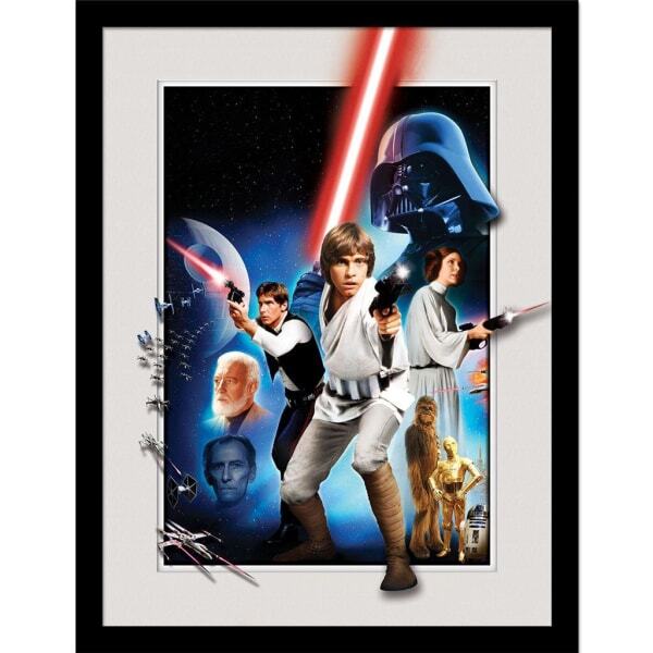 Star Wars Montage Framed Print (40cm x 30cm)