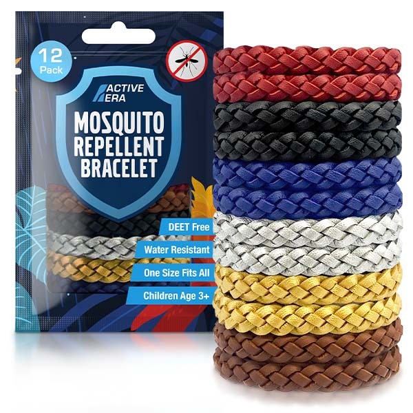 Active Era Adventure Mosquito Repellent Bands - 12 Pack