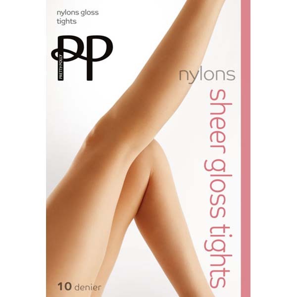 Pretty Polly Nylons 10 Denier Tights Highlight - M