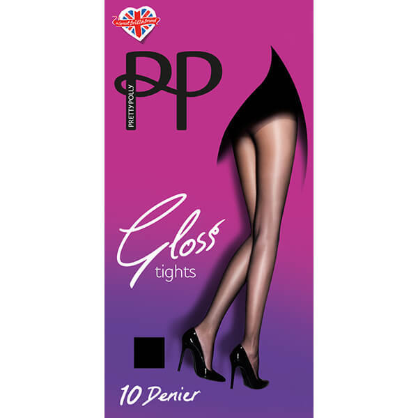 Pretty Polly Everyday Plus 10 Denier Tights Black - S/M