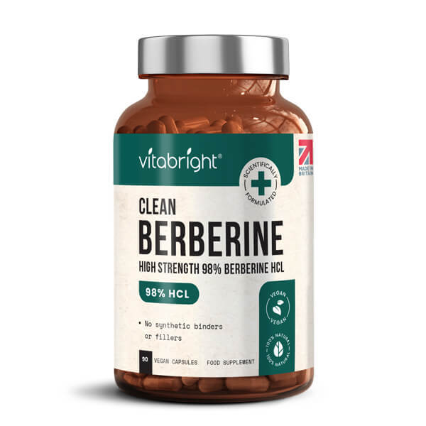 VitaBright High Strength 98% Berberine HCL Capsules