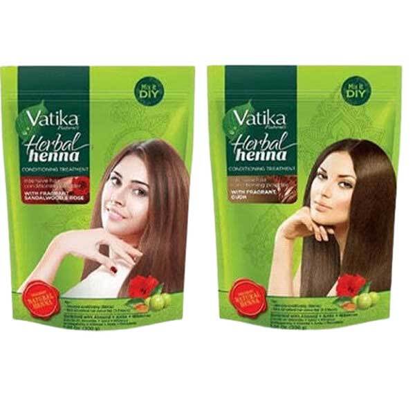 Dabur Vatika Naturals Herbal Henna Treatment Twin pack