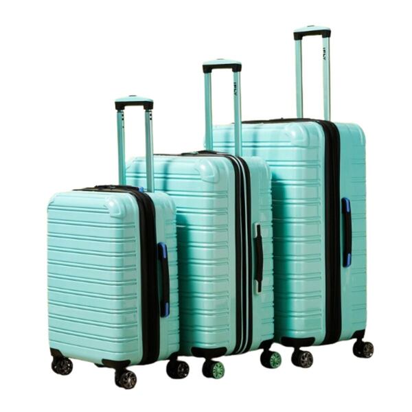 IFLY Fibretech 3pcs Premium Luggage Set - Green