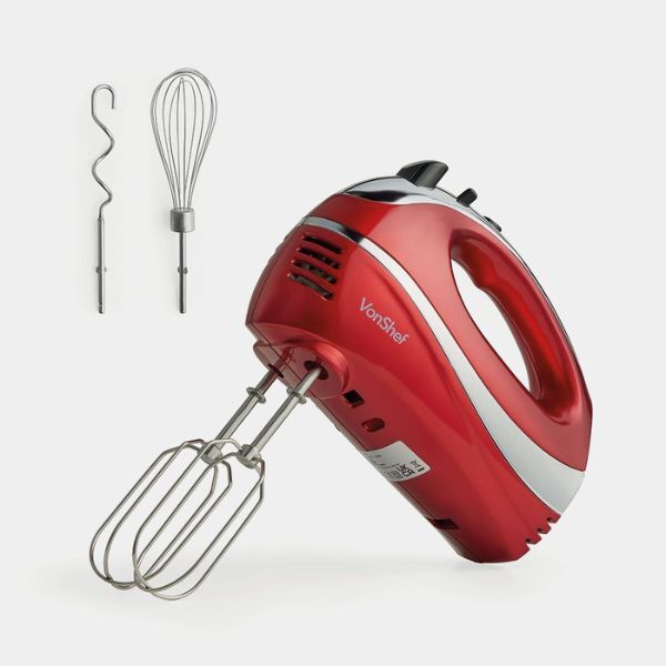 Vonhaus 300W Hand Mixer - Red