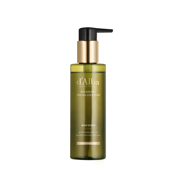 d'Alba Piedmont Mild Skin Balancing Vegan Cleanser 200ml