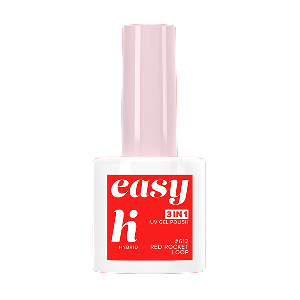 Hi Hybrid 612 EASY 3in1 Red Rocker Loop UV Gel Polish 5ml