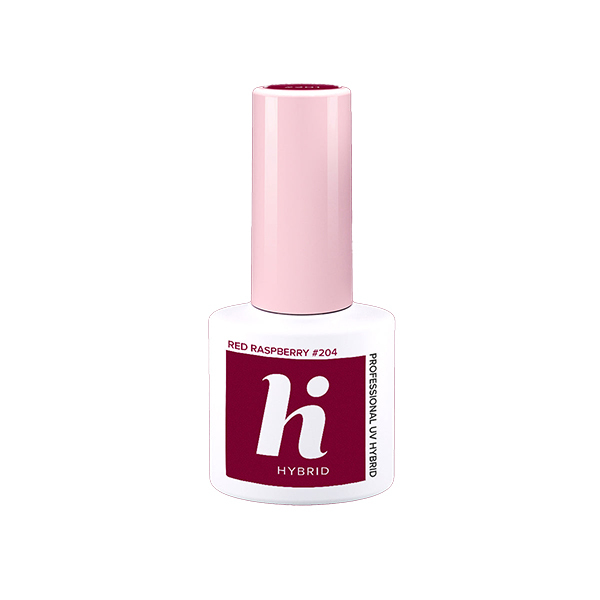 Hi Hybrid 204 Red Raspberry UV Gel Polish 5ml