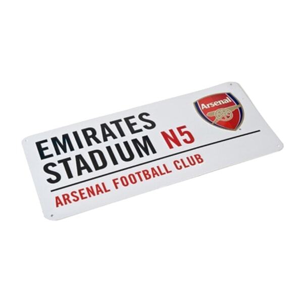 Arsenal FC Metal Street Sign