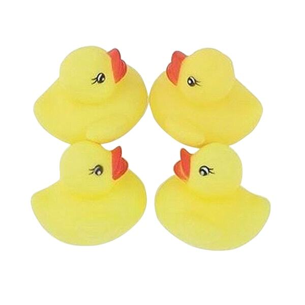 Unique Party Baby Shower Rubber Ducks (Pack Of 4)