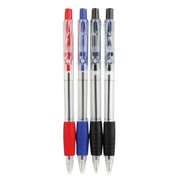 Tiger Retractable Easy Grip Ball Point Pens (Pack of 4)