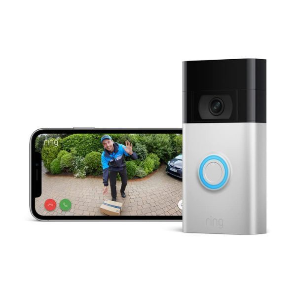 Ring Video Doorbell (Gen 2) - Satin Nickel