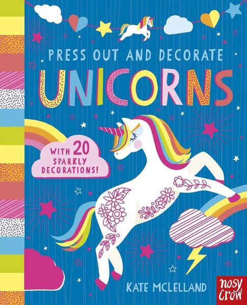 Nosy Crow Press Out And Decorate: Unicorns - Activity