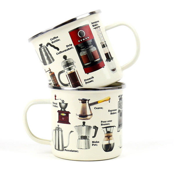 Gift Republic  Bike Enamel Mug