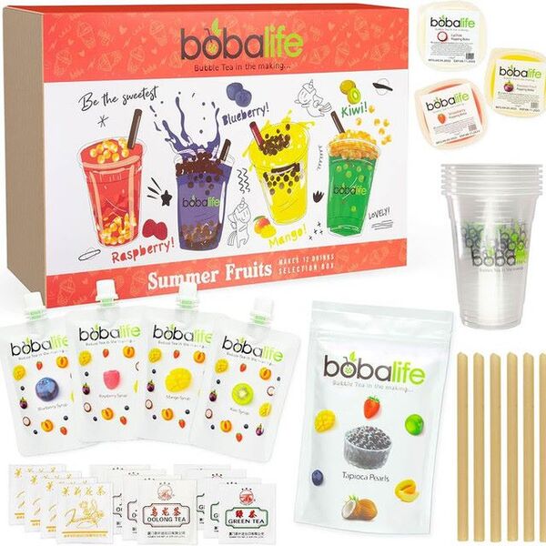 Mr Bubble Drink   Bobalife Summer Fruits Selection Box